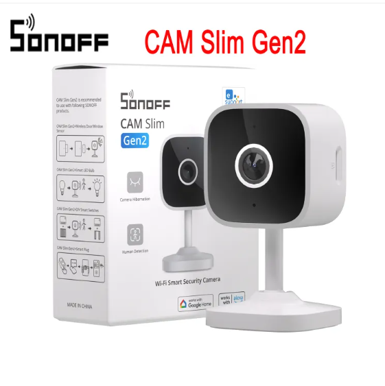 BackupMyFilesNow.com SlimGen2 smart home security camera with 2MP resolution, capturing clear video for home security.