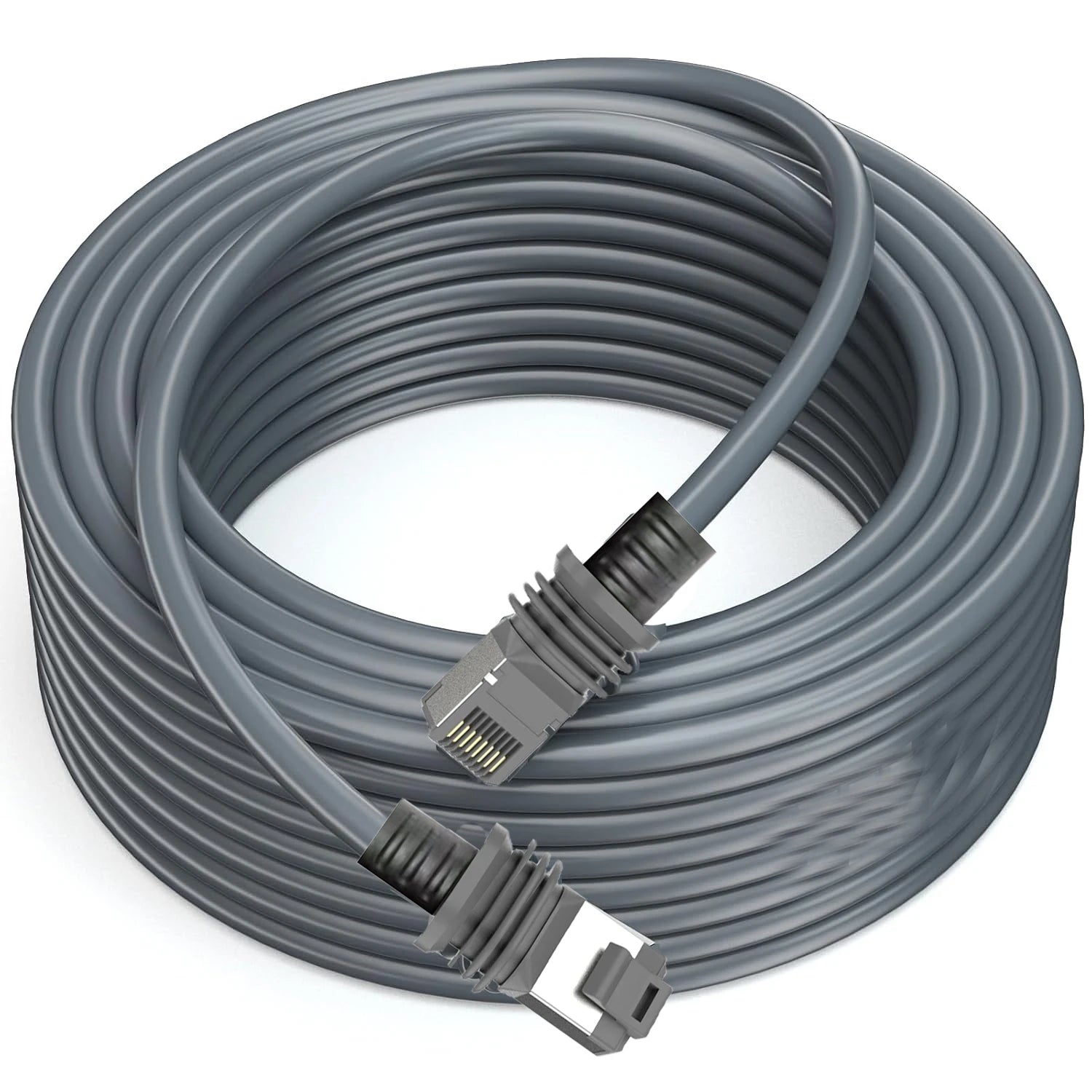 147ft Black CAT6 Ethernet cable for Starlink Gen3 outdoor satellite internet, compatible with Starlink V3 dish, by BACKUPMYFILESNOW.COM®