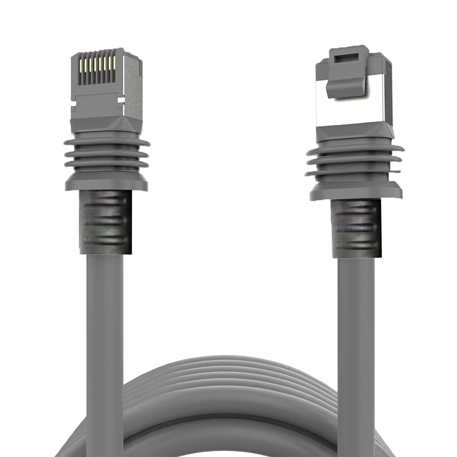 147ft BACKUPMYFILESNOW® CAT6 outdoor Ethernet cable for Starlink Gen3 satellite internet, compatible with V3 Dish, black cable.