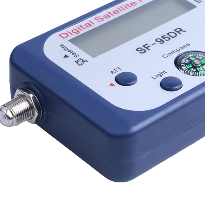 2025+ Digital SAT Signal Meter and Receiver with LCD display, satellite decoder and satfinder for TV signal tuning.