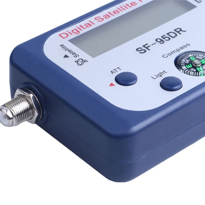 2025+ Digital SAT Signal Meter and Receiver with LCD display, satellite decoder and satfinder for TV signal tuning.