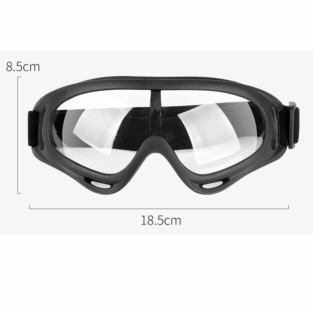 BackUpMyFileSNOW® anti-fog dust-proof sports goggles with splash-resistant safety lenses, designed for riding and outdoor activities.