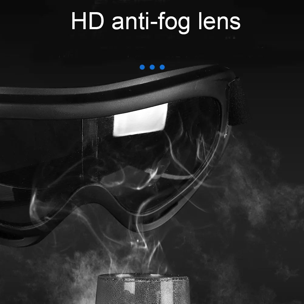 Anti-fog dust-proof sports goggles by BACKUPMYFILESNOW.COM® with anti-splash safety design for riding and outdoor activities.