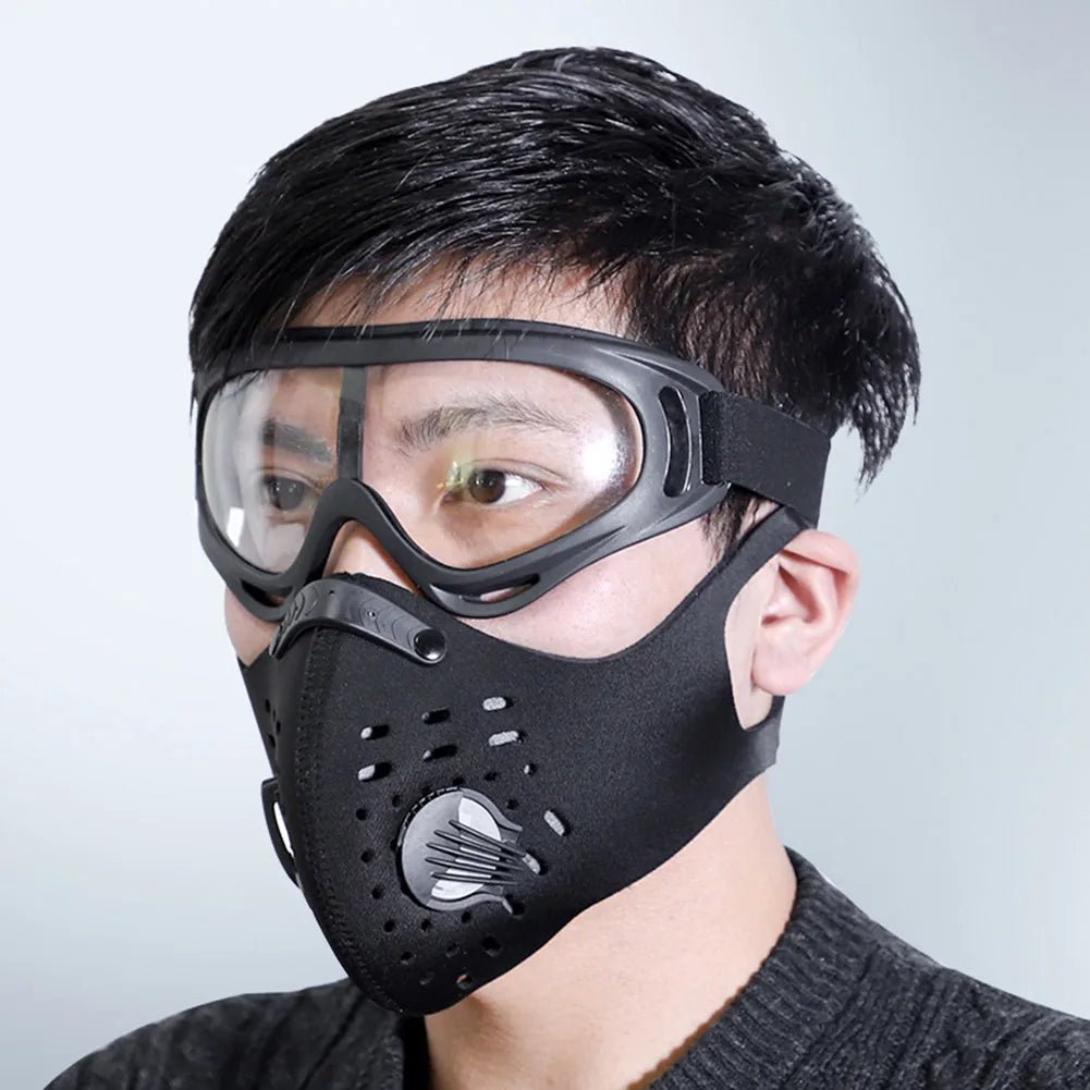 BackupMyFilesNow® anti-fog dust-proof sports goggles with splash-resistant lenses, designed for riding safety and outdoor activities.