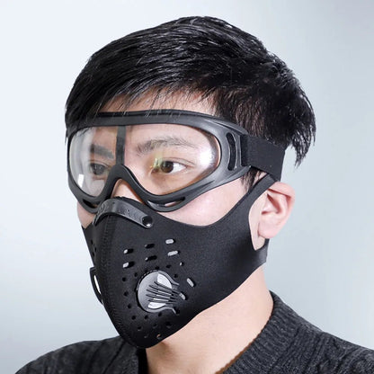 BackupMyFilesNow® anti-fog dust-proof sports goggles with splash-resistant lenses, designed for riding safety and outdoor activities.