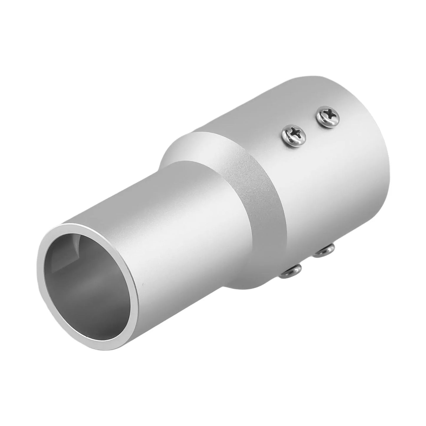 Starlink mast reducer pipe adapter for Gen2, compatible with 0.75 and 2-inch poles, shown installed on a pole for secure fit.