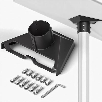 Gen 3 Pipe Adapter for Satellite Bracket Roof Mounting Stand, fixed connector by BACKUPMYFILESNOW.COM®