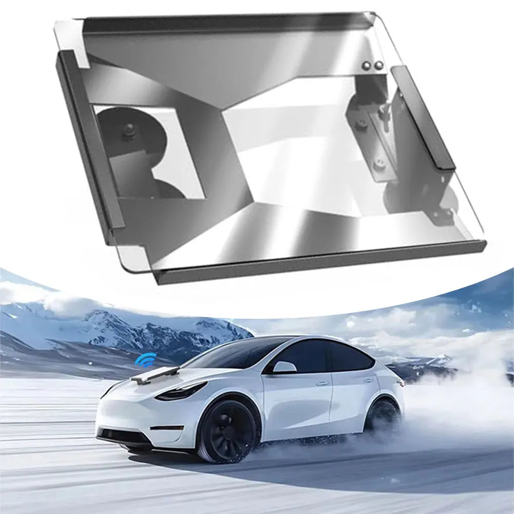 Starlink Mini V4 magnetic car mount kit with roof rack bracket, compatible with vehicle handles and RV roof mounting.