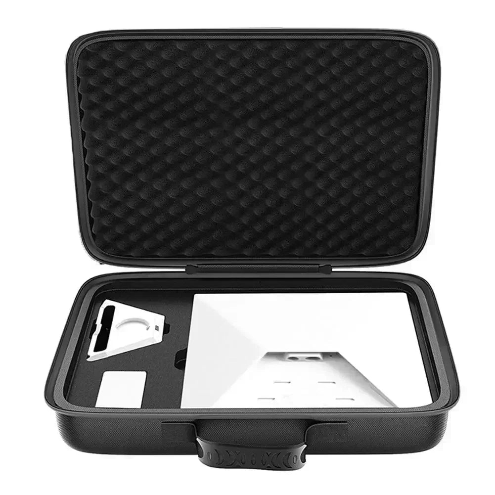 Hard waterproof carrying case for StarLink Mini Kit by BACKUPMYFILESNOW.COM®, designed for travel and power tool accessory storage.