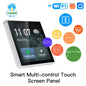 Tuya Smart Life 4-inch touch screen control panel for home automation with ZigBee hub and intelligent scene device integration.