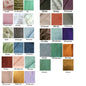 4-piece linen bed sheet set with flat sheet, fitted sheet with deep pockets, and two pillowcases in natural flax color.