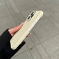Classic black graphite iPhone 15 Pro Max half-pack case by BackupMyFilesNow.com, showing the sleek, protective design of the case.
