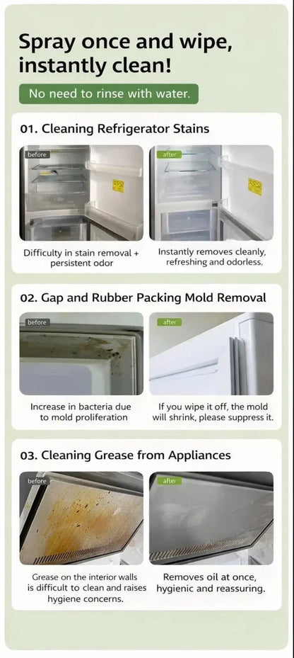 BackupMyFilesNow.com all-purpose household cleaning spray with powerful formula for kitchen grease, bathroom, and glass descaling.