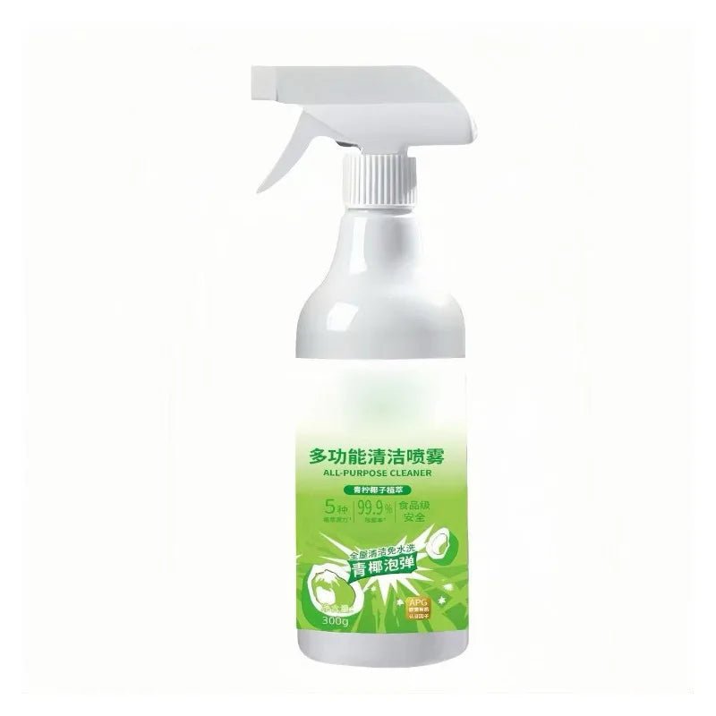All-purpose household cleaning spray by BACKUPMYFILESNOW.COM® for kitchen grease, bathroom glass, and whole home cleaning.
