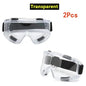Clear safety antifog protective goggles from BACKUPMYFILESNOW.COM® with anti-splash and wind-proof design for industrial, lab, and cycling use.