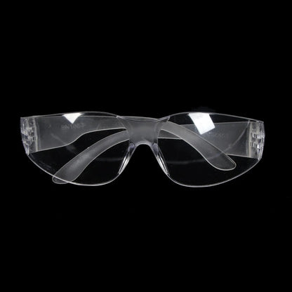 BackupMyFilesNow® clear safety goggles with vented design, anti-fog, sand-proof protective eyewear for lab and safety environments.