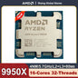 AMD Ryzen 9 9950X gaming CPU with 16 cores, 32 threads, 5.7GHz, socket AM5, Zen 5 architecture, 80MB cache, 170W TDP