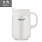 Pink PINKAH 340ml and 460ml stainless steel thermos mugs with handle and lid, insulated vacuum cups for coffee and tea.