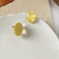 Colorful resin non-pierced geometric ear clip earrings for women, fashion earcuffs with irregular shapes and candy colors.