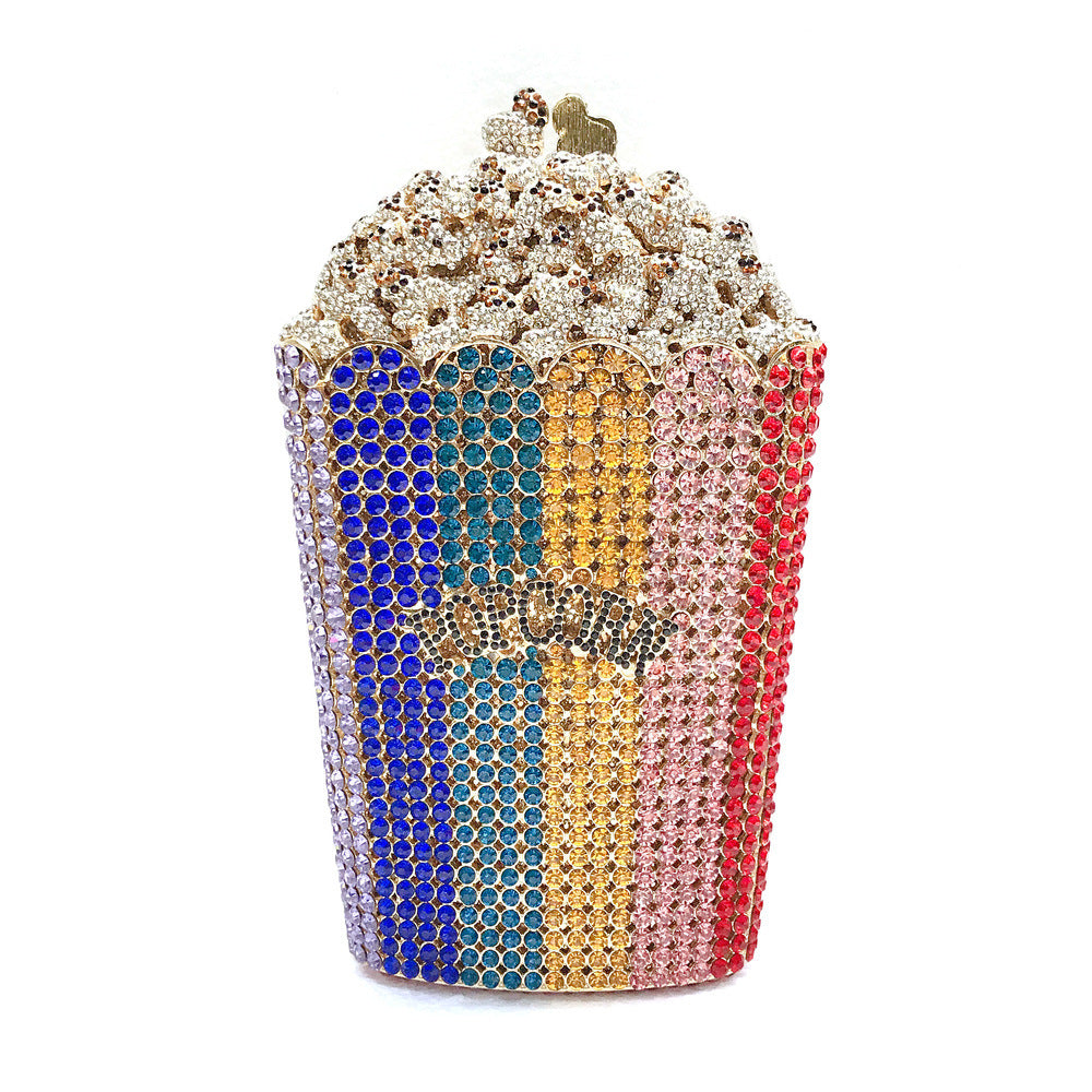 BackUPMYFILESNOW® popcorn bag for snacks and treats, featuring a colorful design and spacious interior for popcorn.