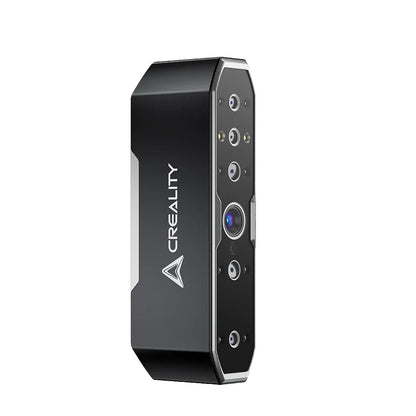 Creality CR-Scan Otter handheld 3D scanner with high-precision 0.02mm accuracy, compact all-in-one design for detailed 3D scanning.