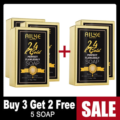AILKE 24K Gold Flawlessly Skin Care Range cream for skin whitening, dark spot reduction, moisturizing, for women and men.