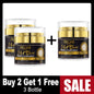 A 50g jar of AILKE 24K Gold Flawlessly Skin Care Range cream for skin whitening, dark spot reduction, and moisturizing for women and men.