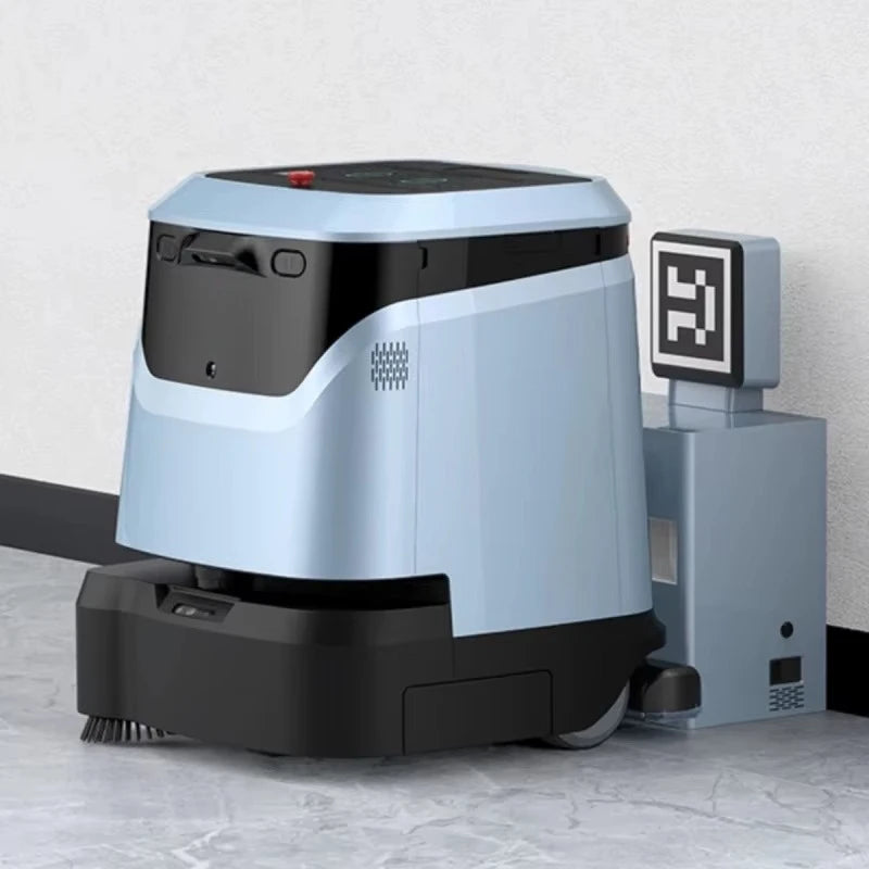 Customized BACKUPMYFILESNOW.COM industrial cleaning robot vacuum with rotary design and 5000pa suction for commercial floor cleaning.