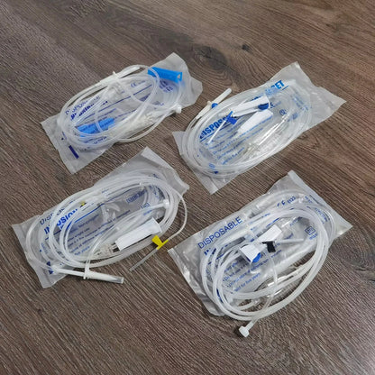 Set of 10 veterinary instruments and pet care tools including No.16, No.12, No.9, No.7 sizes for pet and livestock health.