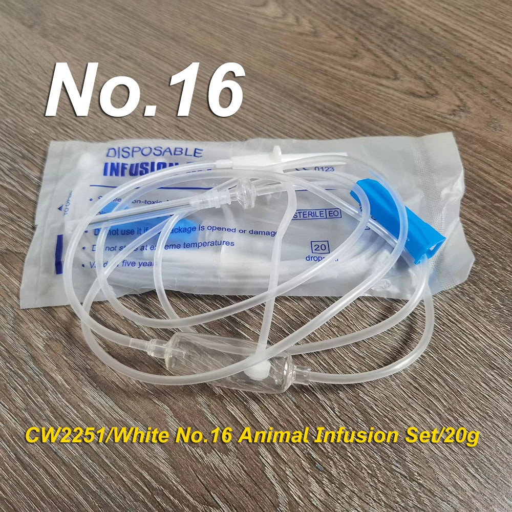 10-piece pet and livestock veterinary care tools set with various instruments including No.16, No.12, No.9, and No.7 for hygiene and health.
