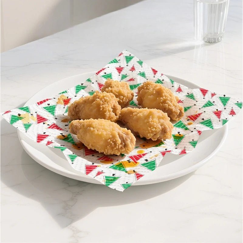Thickened disposable kitchen paper towels by BACKUPMYFILESNOW.COM® in multi-fold design for wet and dry use, ideal for holidays and parties.