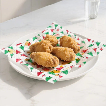 Thickened disposable kitchen paper towels by BACKUPMYFILESNOW.COM® in multi-fold design for wet and dry use, ideal for holidays and parties.