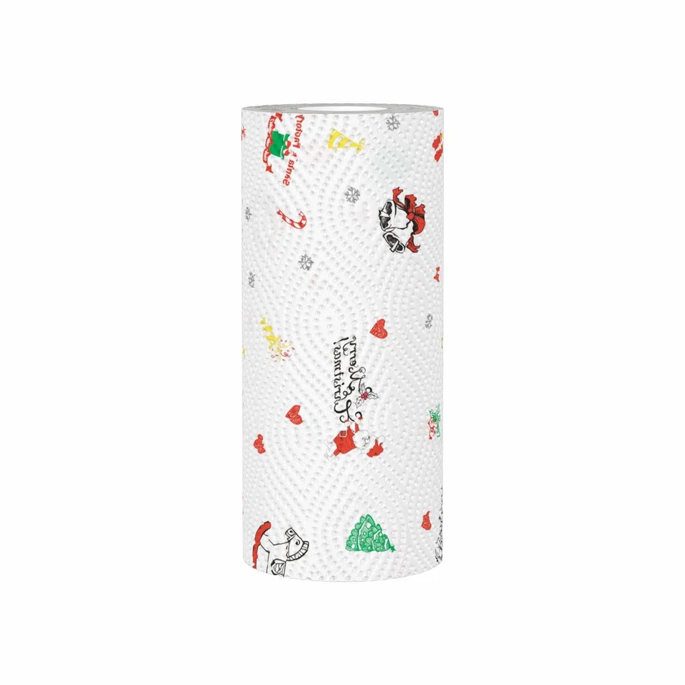 Thickened disposable kitchen paper towels from BACKUPMYFILESNOW.COM®, multi-fold design, suitable for wet or dry use at parties or picnics.