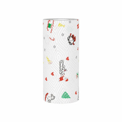 Thickened disposable kitchen paper towels from BACKUPMYFILESNOW.COM®, multi-fold design, suitable for wet or dry use at parties or picnics.