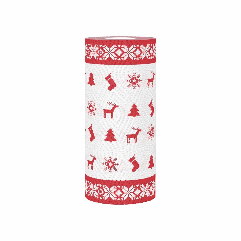 Thickened disposable kitchen paper towels with multi-fold design for wet and dry use, ideal for holidays and outdoor events.