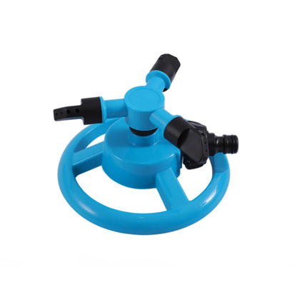 360-degree automatic rotating sprinkler nozzle for garden watering and irrigation, ideal for lawn and garden irrigation systems.