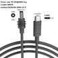 Starlink Mini 2M waterproof DC power Type-C replacement cable with outdoor barrel jack, suitable for outdoor Starlink Mini setups.