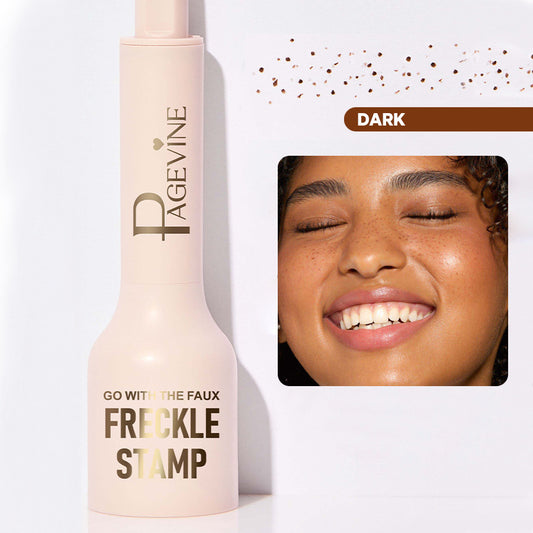 Dark 5-point Freckle Stamp Pen by BACKUPMYFILESNOW.COM® for creating natural-looking freckles on skin.