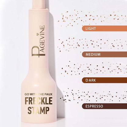 Dark 5-point Freckle Stamp Pen by BACKUPMYFILESNOW.COM® for creating realistic freckles on skin or makeup applications.