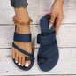 BackUpMyFilesNow® stylish denim canvas slip-on slippers for women, featuring a comfortable design and casual slip-on style.