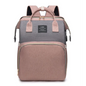 Dark blue large-capacity mommy bag by BackupMyFilesNow.com with multiple compartments and adjustable straps, designed for moms on the go.