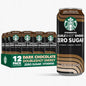 Starbucks Doubleshot Zero Sugar French Vanilla coffee energy drinks in 15 fl oz cans, 12-pack with B vitamins, ginseng, and guarana