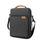 Dark gray waterproof travel carrying case for Starlink Mini accessories, featuring a shoulder strap and compact storage design.