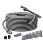Starlink Gen 3 75ft waterproof outdoor Ethernet cable in gray with retainer, designed for reliable outdoor internet connections.