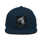 Dark navy Yupoong 6089M classic snapback cap with curved brim and adjustable strap, featuring a clean, structured design.