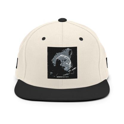 Dark navy Yupoong 6089M classic snapback hat with structured crown and flat brim, featuring adjustable strap and embroidered front panel.