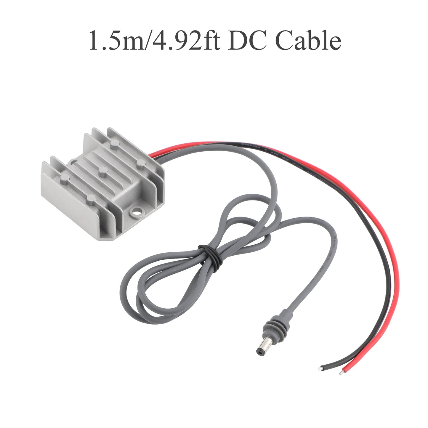 Starlink MINI DC power converter booster with 1m and 15m extension cables, Starlink male plug, 12V/24V to 30V, 3.5A, DC male to female