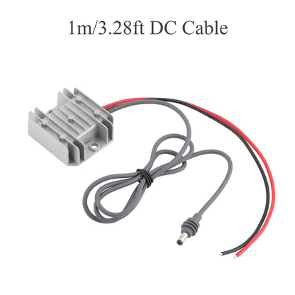 Starlink MINI DC power converter booster with extension cable, 12V/24V to 30V, 3.5A, including Starlink male plug and DC male to female connector