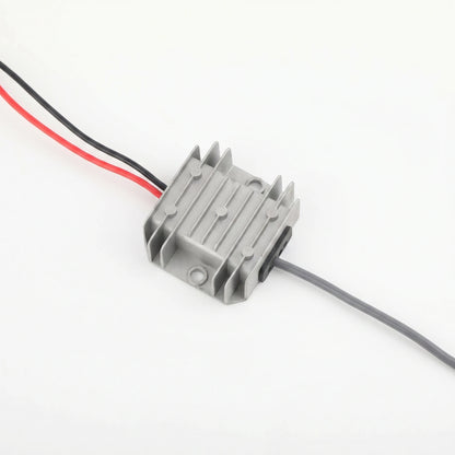 BackupMyFilesNow® Starlink MINI 12/24V to 30V 3.5A DC power boost converter with female plug and 3-20m extension cable.