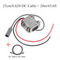Starlink MINI 12V-24V to 30V 3.5A DC power boost converter with Starlink female plug and 3-20m extension cable, black.